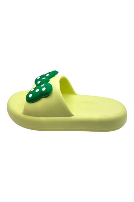 Papuci de dama, Tecos®, marime 36-37, verde cu imprimeu 3D funda, foarte usori, talpa anti-alunecare, 23.5 centimetri [2]