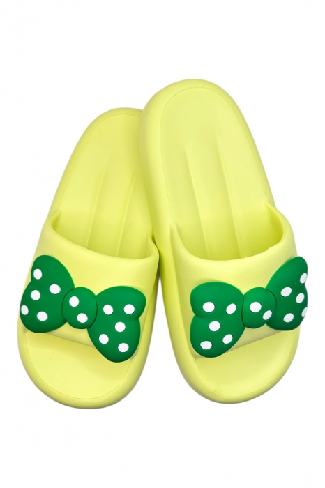 Papuci de dama, Tecos®, marime 36-37, verde cu imprimeu 3D funda, foarte usori, talpa anti-alunecare, 23.5 centimetri [1]