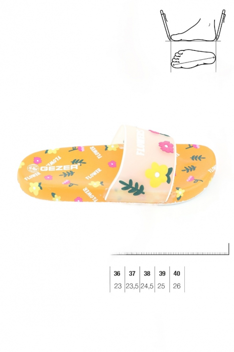 Papuci de Plajă cu Imprimeu Floral – Confort și Stil [4]