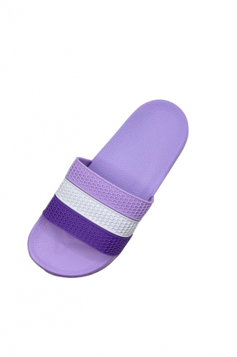 Papuci damă vară pastel – barete late colorate – model casual [5]