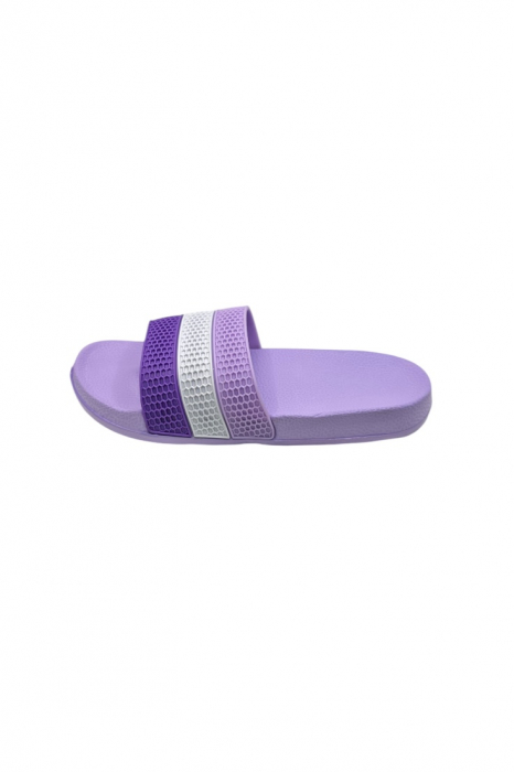 Papuci damă vară pastel – barete late colorate – model casual [2]