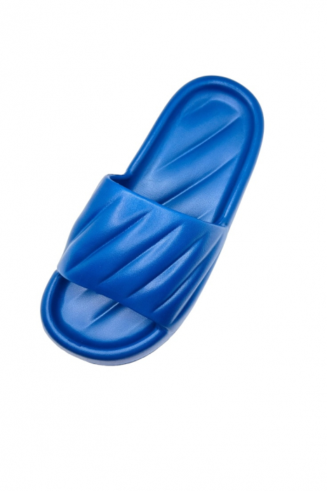Papuci de plaja sau piscina pentru barbati, Tecos®, albastri, marimea 40-41, 25.5 centimetri, foarte usori si confortabili [4]