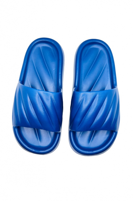 Papuci de plaja sau piscina pentru barbati, Tecos®, albastri, marimea 40-41, 25.5 centimetri, foarte usori si confortabili [6]
