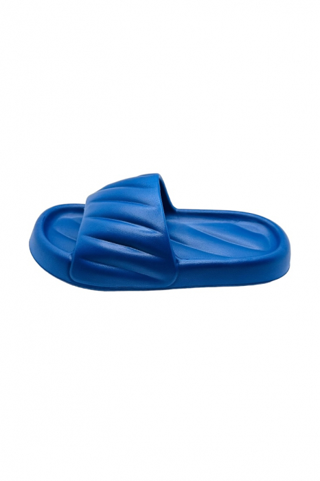 Papuci de plaja sau piscina pentru barbati, Tecos®, albastri, marimea 40-41, 25.5 centimetri, foarte usori si confortabili [2]