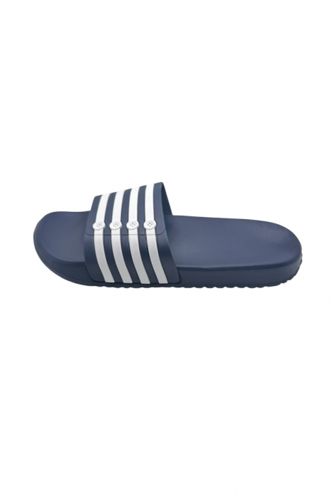 Papuci de plaja sau piscina pentru barbati, Tecos®, albastru, marimea 40, 25 centimetri,usori, confortabili, cu design modern [5]