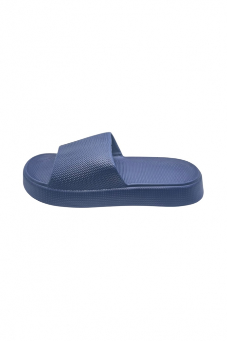 Papuci de plaja sau piscina pentru barbati, Tecos®, albastru, marimea 40-41, 27 centimetri, usori, confortabili, model modern [2]