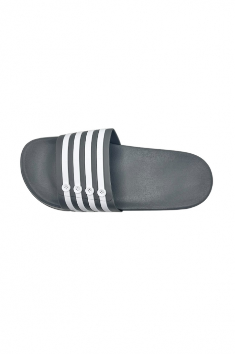 Papuci de plaja sau piscina pentru barbati, Tecos®, gri, marimea 40, 25 centimetri,usori, confortabili, cu design modern [6]