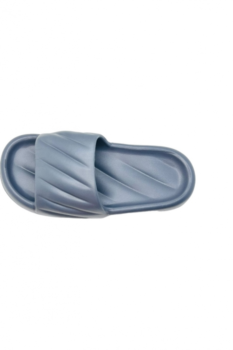 Papuci de plaja sau piscina pentru barbati, Tecos®, gri, marimea 44-45, 27.5 centimetri, foarte usori si confortabili [2]