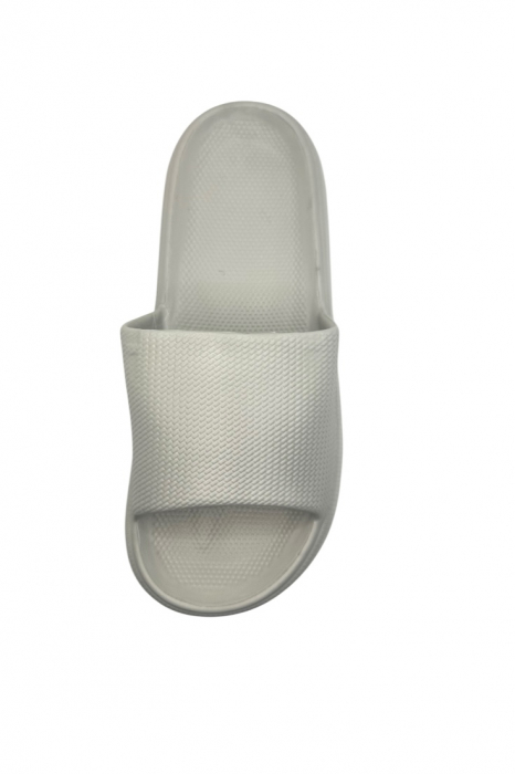 Papuci de plaja sau piscina pentru barbati, Tecos®, gri, marimea 40-41, 27 centimetri, usori, confortabili, model modern [3]