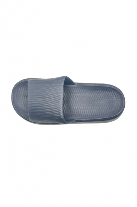 Papuci de plaja sau piscina pentru barbati, Tecos®, negru, marimea 40-41, 27 centimetri, usori, confortabili, model modern [3]