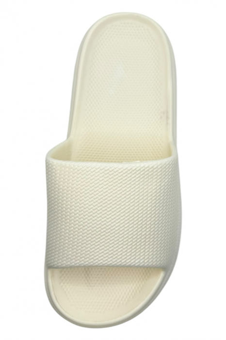 Papuci de plaja sau piscina pentru dama de tip Cloud Slides, Tecos®, marime 36-37, ultra usori, alb, 23.5 centimetri [4]