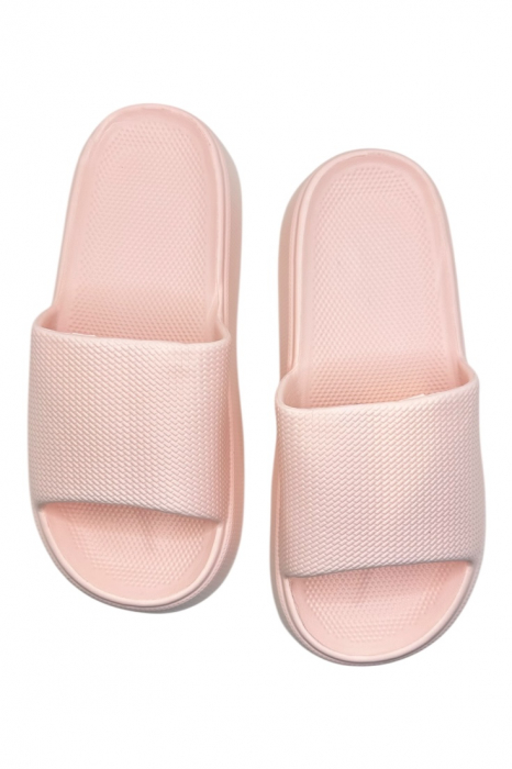 Papuci de plaja sau piscina pentru dama de tip Cloud Slides, Tecos®, marime 41-41, ultra usori, roz, 25.5 centimetri [4]