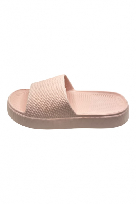 Papuci de plaja sau piscina pentru dama de tip Cloud Slides, Tecos®, marime 41-41, ultra usori, roz, 25.5 centimetri [2]