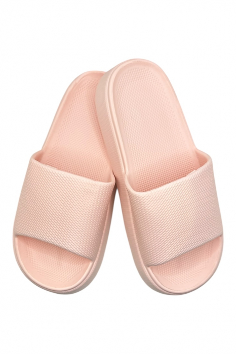 Papuci de plaja sau piscina pentru dama de tip Cloud Slides, Tecos®, marime 41-41, ultra usori, roz, 25.5 centimetri [1]