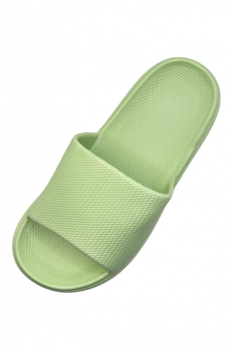 Papuci de plaja sau piscina pentru dama de tip Cloud Slides, Tecos®, marime 36-37, ultra usori, verde, 23.5 centimetri [3]
