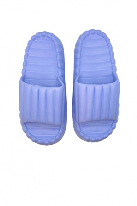 Papuci de plaja sau piscina pentru dama, Tecos, marime 36-37, mov, 23.5 centimetri, ultra moi si usori, design modern, confortabili [5]