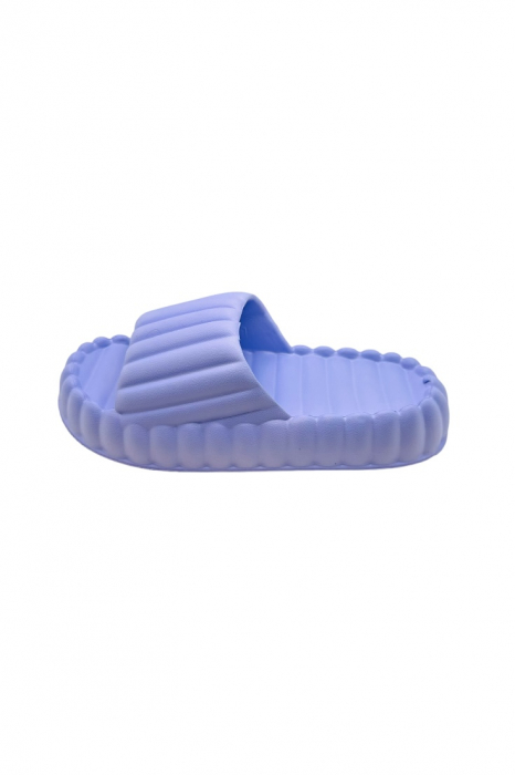 Papuci de plaja sau piscina pentru dama, Tecos, marime 36-37, mov, 23.5 centimetri, ultra moi si usori, design modern, confortabili [2]