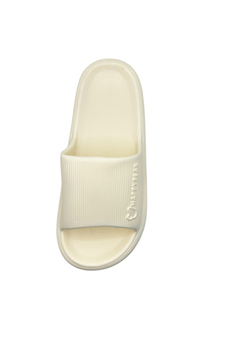 Papuci de plaja sau piscina pentru dama, Tecos, marime 36-37, ultra usori, imprimeu ursulet, alb, 23.5 centimetri [4]