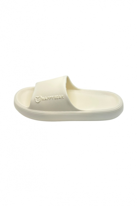 Papuci de plaja sau piscina pentru dama, Tecos, marime 36-37, ultra usori, imprimeu ursulet, alb, 23.5 centimetri [2]