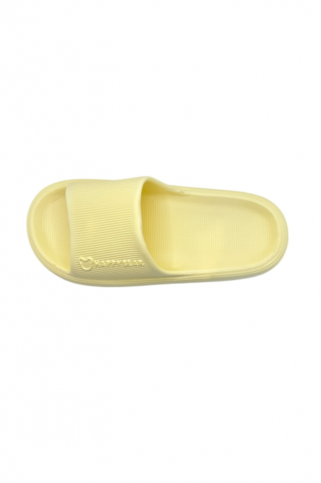 Papuci de plaja sau piscina pentru dama, Tecos, marime 36-37, ultra usori, imprimeu ursulet, galben, 23.5 centimetri [5]