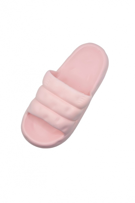 Papuci de plaja sau piscina pentru dama, Tecos, marime 40-41, roz, 25.5 centimetri, ultra moi, usori si confortabili, design modern [3]