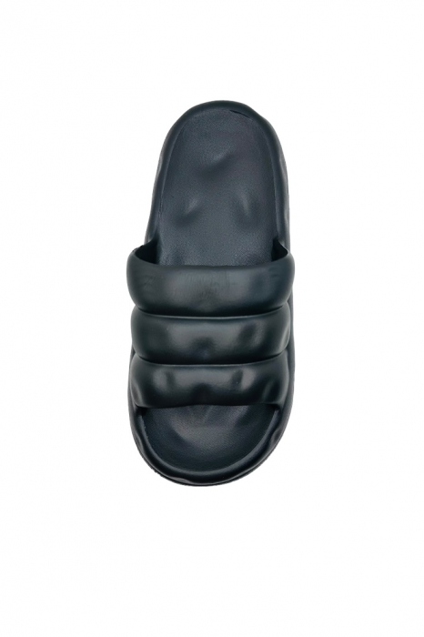 Papuci de plaja sau piscina pentru dama, Tecos, marime 40-41, negru, 25.5 centimetri, ultra moi, usori si confortabili, design modern [4]