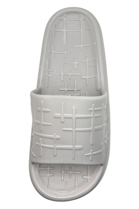 Papuci pentru barbati, Tecos®, gri, marime 40-41, 25.5 centimetri, ultra confortabili, antiderapanti, ideali pentru interior si exterior, model LINE [4]