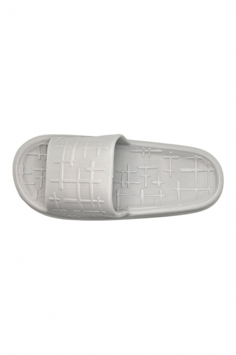 Papuci pentru barbati, Tecos®, gri, marime 40-41, 25.5 centimetri, ultra confortabili, antiderapanti, ideali pentru interior si exterior, model LINE [6]