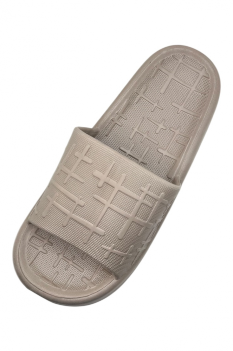 Papuci pentru barbati, Tecos®, maro, marime 40-41, 25.5 centimetri, ultra confortabili, antiderapanti, ideali pentru interior si exterior, model LINE [3]