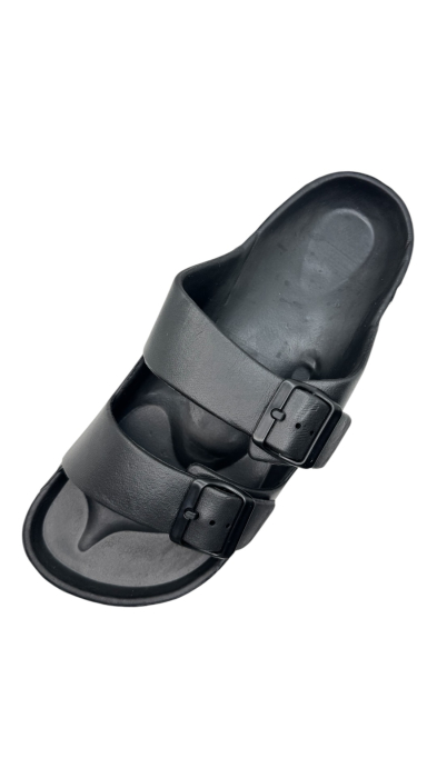 Papuci sport bărbați Tecos negri cu catarame ajustabile talpă EVA confortabilă [4]