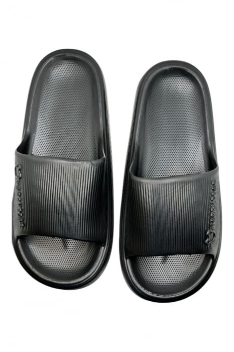 Papuci tip Cloud Slides pentru barbati, Tecos®, negru, marime 40-41, 26 centimetri, ultra confortabili, antiderapanti, ideali pentru interior si exterior [5]