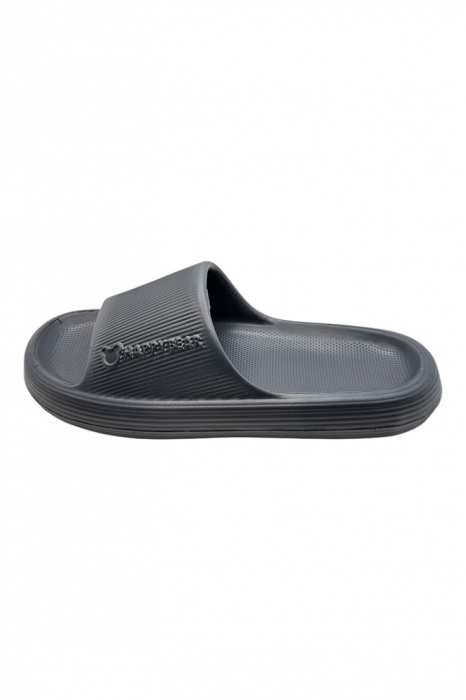 Papuci tip Cloud Slides pentru barbati, Tecos®, gri, marime 40-41, 26 centimetri, ultra confortabili, antiderapanti, ideali pentru interior si exterior [2]