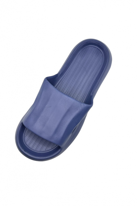 Papuci tip Cloud Slides pentru femei și bărbați, Tecos®, albastru, marime 40-41, 26 centimetri, ultra confortabili, antiderapanți, ideali pentru interior și exterior [4]