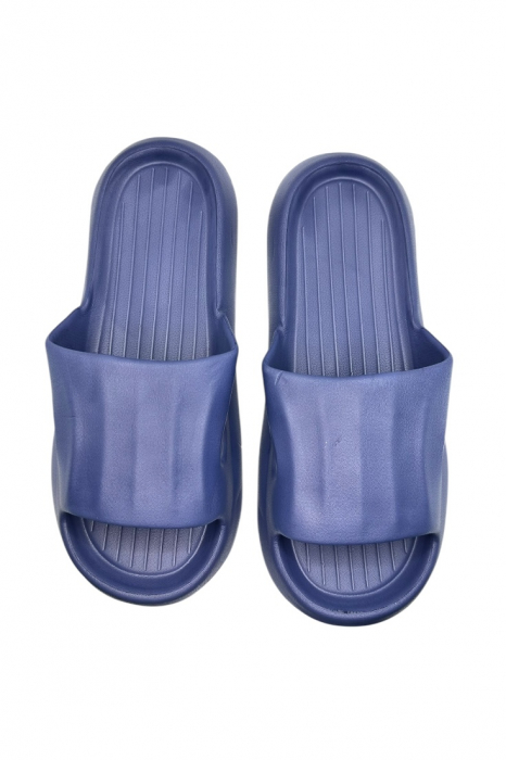 Papuci tip Cloud Slides pentru femei și bărbați, Tecos®, albastru, marime 40-41, 26 centimetri, ultra confortabili, antiderapanți, ideali pentru interior și exterior [5]