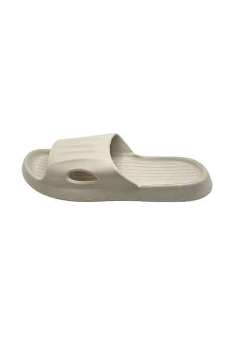 Papuci tip Cloud Slides pentru femei și bărbați, Tecos®, bej, marime 40-41, 26 centimetri, ultra confortabili, antiderapanți, ideali pentru interior și exterior [2]