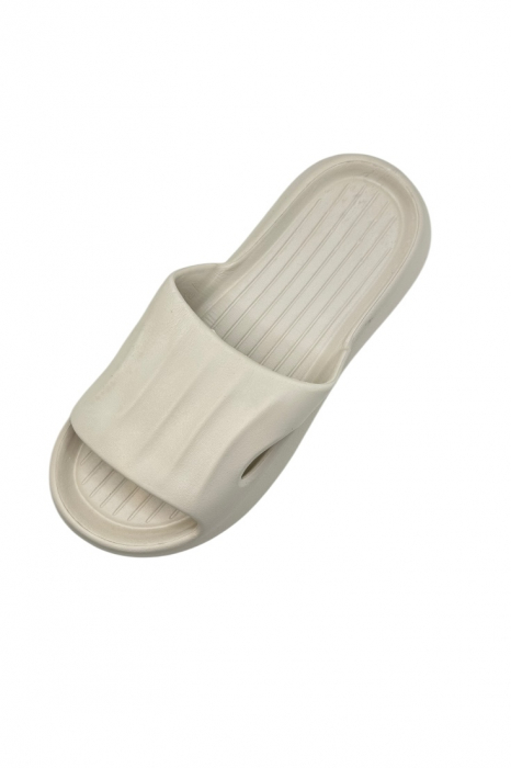 Papuci tip Cloud Slides pentru femei și bărbați, Tecos®, bej, marime 40-41, 26 centimetri, ultra confortabili, antiderapanți, ideali pentru interior și exterior [4]