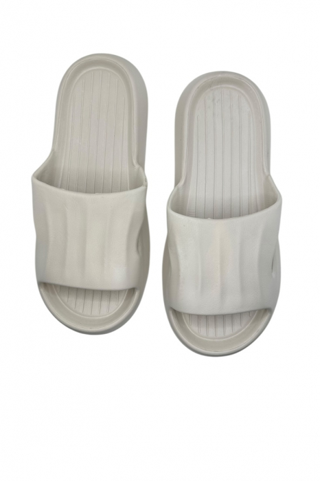 Papuci tip Cloud Slides pentru femei și bărbați, Tecos®, bej, marime 40-41, 26 centimetri, ultra confortabili, antiderapanți, ideali pentru interior și exterior [6]