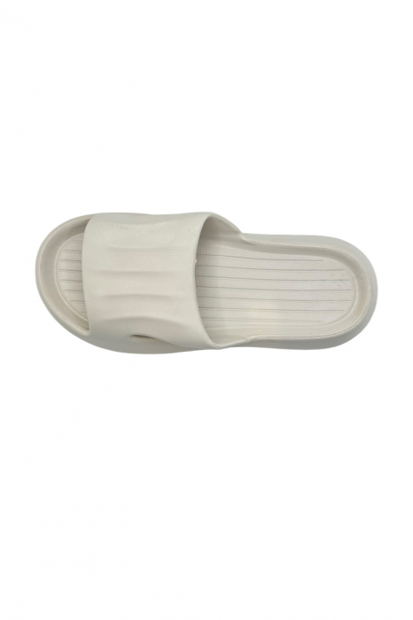 Papuci tip Cloud Slides pentru femei și bărbați, Tecos®, bej, marime 40-41, 26 centimetri, ultra confortabili, antiderapanți, ideali pentru interior și exterior [3]