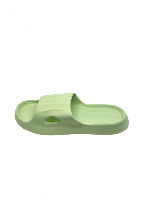 Papuci tip Cloud Slides pentru femei și bărbați, Tecos®, verde, marime 38-39, 25 centimetri, ultra confortabili, antiderapanți, ideali pentru interior și exterior [2]