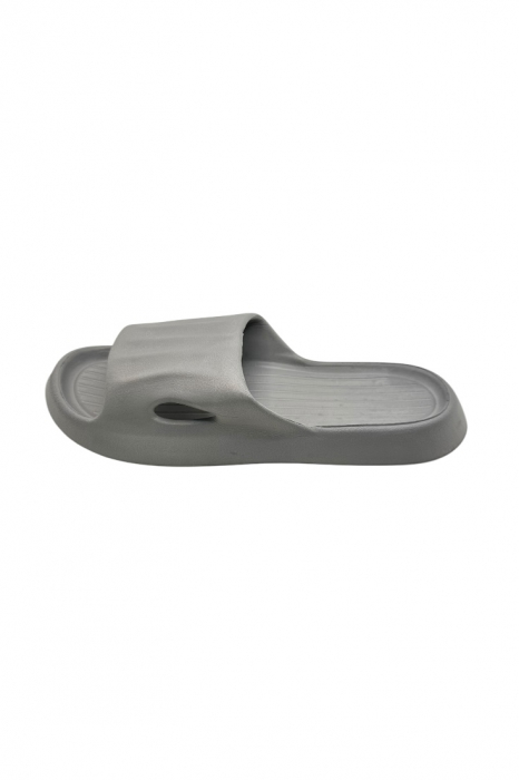 Papuci tip Cloud Slides pentru femei și bărbați, Tecos®, gri, marime 40-41, 26 centimetri, ultra confortabili, antiderapanți, ideali pentru interior și exterior [2]