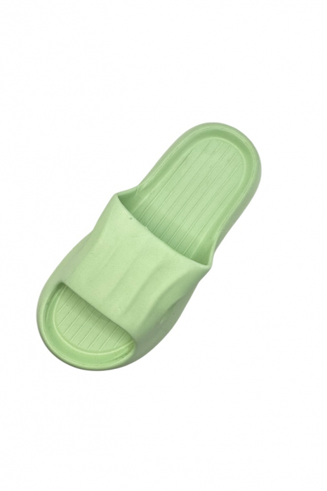 Papuci tip Cloud Slides pentru femei și bărbați, Tecos®, verde, marime 38-39, 25 centimetri, ultra confortabili, antiderapanți, ideali pentru interior și exterior [4]
