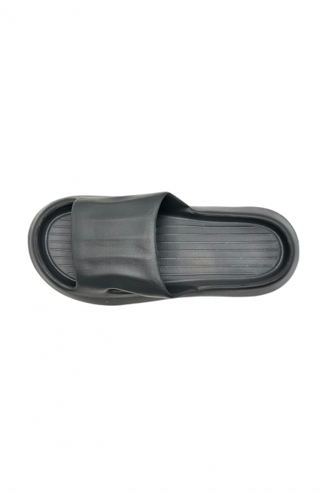 Papuci tip Cloud Slides pentru femei și bărbați, Tecos®, negru, marime 40-41, 26 centimetri, ultra confortabili, antiderapanți, ideali pentru interior și exterior [5]