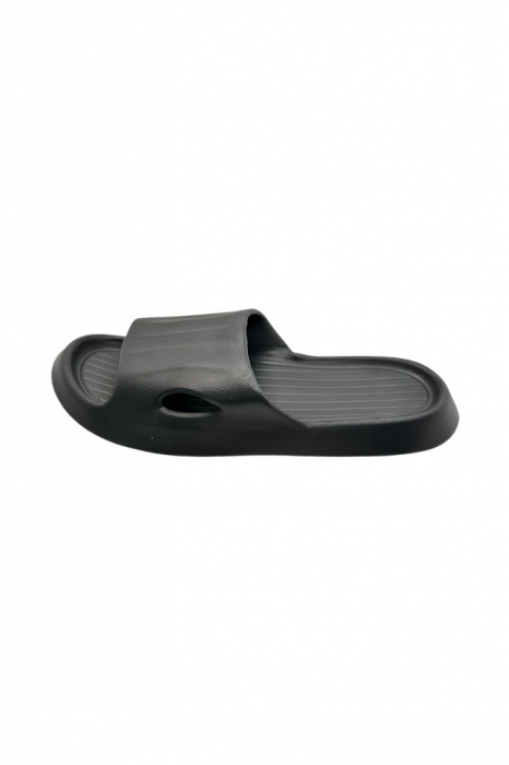 Papuci tip Cloud Slides pentru femei și bărbați, Tecos®, negru, marime 40-41, 26 centimetri, ultra confortabili, antiderapanți, ideali pentru interior și exterior [2]