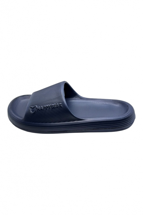Papuci tip Cloud Slides pentru barbati, Tecos®, albastru, marime 40-41, 26 centimetri, ultra confortabili, antiderapanti, ideali pentru interior si exterior [2]