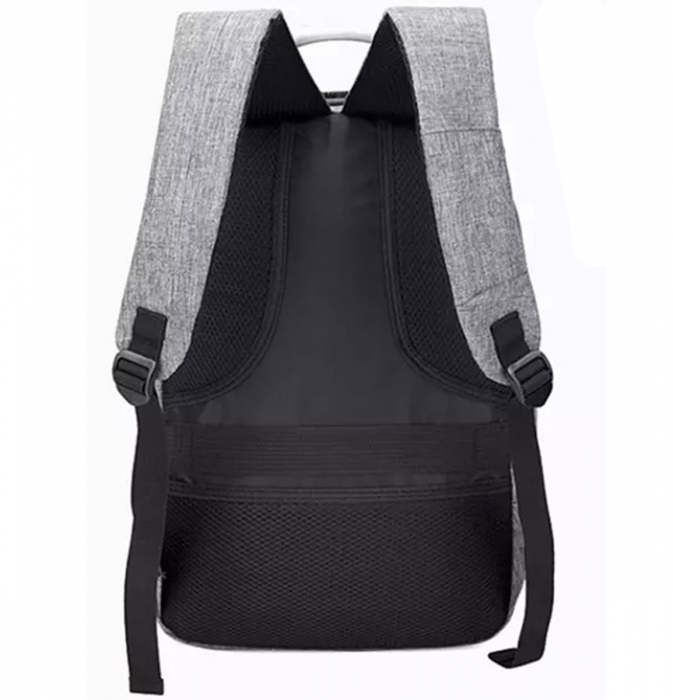 Rucsac de Călătorie Cracos, Gri – Antifurt, Port USB, Compartiment Laptop [7]