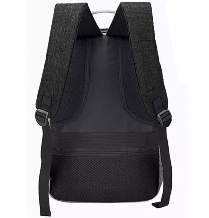 Rucsac de Călătorie Cracos, Negru – Antifurt, Port USB, Compartiment Laptop [6]