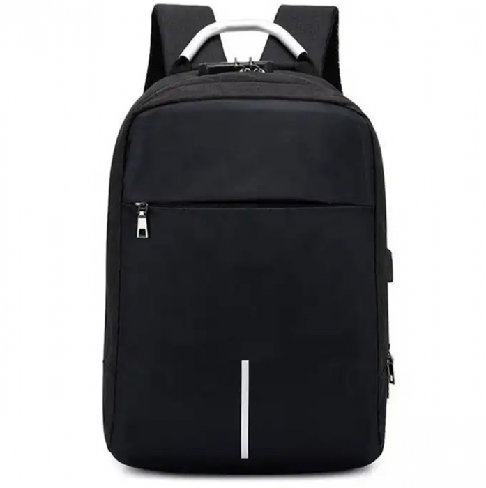 Rucsac de Călătorie Cracos, Negru – Antifurt, Port USB, Compartiment Laptop [3]