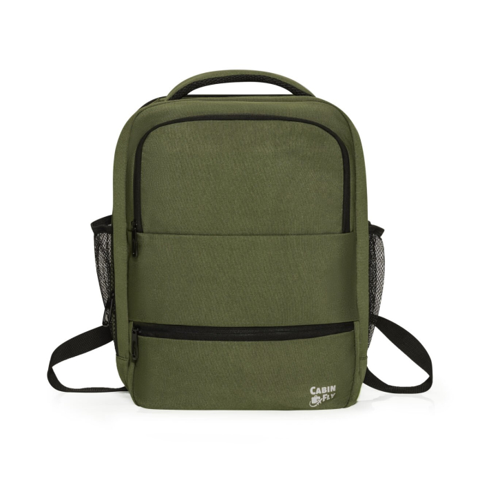 Rucsac extensibil CabinFly Aircruiser 40x30x15-20 cm verde pentru bagaj de mână gratuit în avion [3]