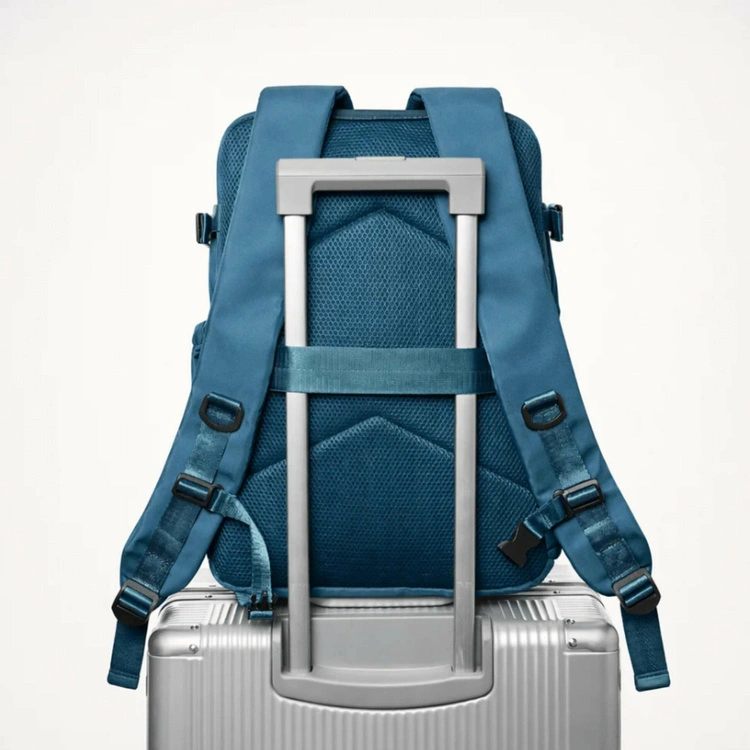 Rucsac extensibil cu vacuum Cracos 50x35x16 cm verde cu pompă electrică [4]