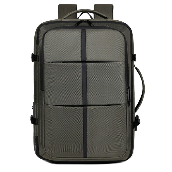 Rucsac Extensibil Laptop Cracos Verde 45x31x18-25 cm Capacitate 36-55L Impermeabil [2]